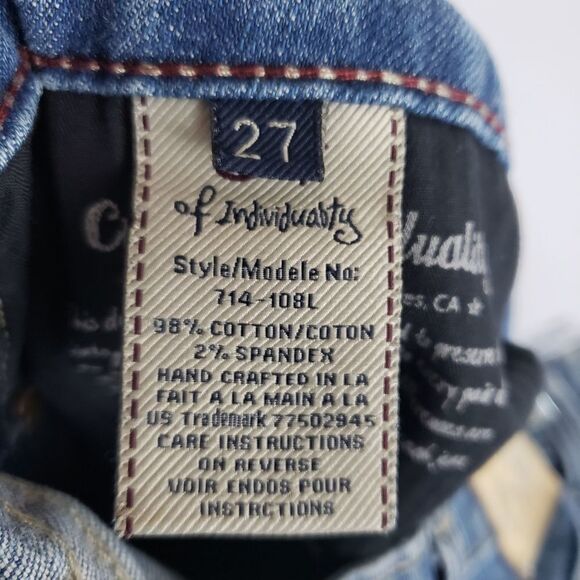 CULT of Individuality Distressed Jeans Size 27 - Picture 4 of 5